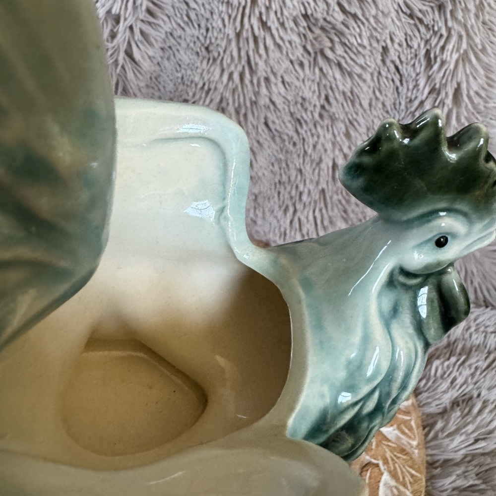 VINTAGE HULL POTTERY ROOSTER PLANTER 53 EUC - Picture 15 of 16